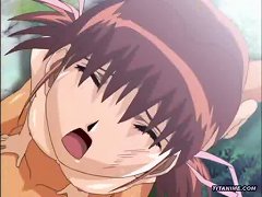 Anime Girl With Cute Tits Gets Fucked In Outdoor Spa